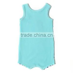 Newest Acqua Triangle Baby Bodysuit Wholesale Infant Clothing Baby Romper thumbnail-2
