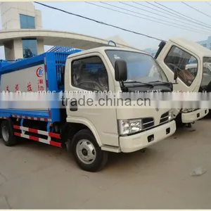 Dongfeng 4 Ton Municipal Vehicle, Waste Compactor Trucks, Garbage Compactor Truck thumbnail-1