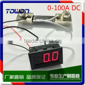 LED DC0-100A Digital Panel Ammeter AMP Ampere Meter With 100A/75mV Shunt thumbnail-1