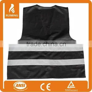 CE EN ISO 20471 Black Safety Vest thumbnail-2