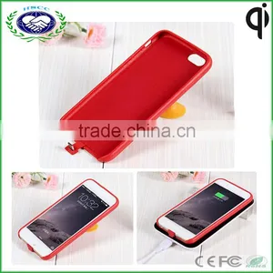 For Iphone Leather Case Cover Wireless Charger Recevier Case for Iphone 6 6s 6plus Quality Choice thumbnail-1