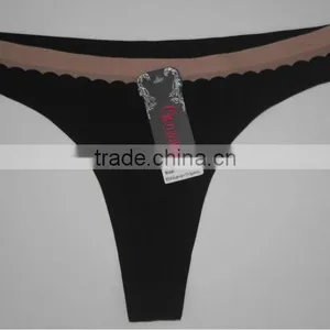 2014 Mesh Waist Design Ladies Seamless Bonded Panty thumbnail-1