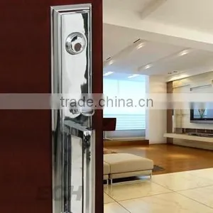 High Quality Polished Brass Hotel Door Handle thumbnail-1
