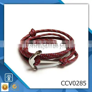 Diy Beads Bracelet Fashion Bracelets 2016 New Punk Fashion Anchor Leather Bracelet Leather Bracelet 2015 thumbnail-1