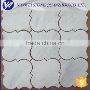 Light Beige Wholesale Price Mosaic Marble Tile Floor Interior Decoration thumbnail-4