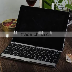 2014 Aluminum Alloy Ultra Slim Bluetooth Aluminum Keyboard for Ipad 2 thumbnail-1