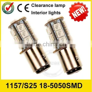 1156 BA15S / 1157 BAY15D / T20 / S25 Led Car Signal Lamps 5050 18SMD Led Turn Reverse Light thumbnail-1