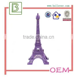 Colorful Metal Eiffel Tower Wedding Centerpieces thumbnail-1