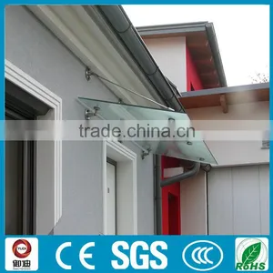 Exterior Door Stainless Steel 316 Glass Canopy Awnings thumbnail-1