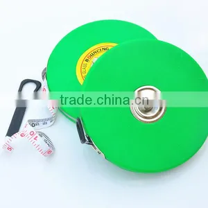 100FT Long Distance Professional Hand Tools Round PVC Fiberglass 30m Tape Measure With Your Logo Sticker thumbnail-4