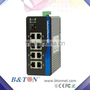 8-Port Gigabit Ethernet Switch With 8-Port PoE -SFP Managed Industry Switch thumbnail-2