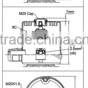 Type 9ST6, Immersion Heater With Dia. 100mm x 100mm Plastic Enclosure thumbnail-4