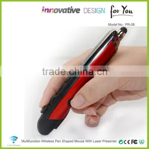 NEW ARRIVAL Red Laser Pointer Pen, Presentation Pointer With Touch Screen Pen/Pen Mouse Function thumbnail-1
