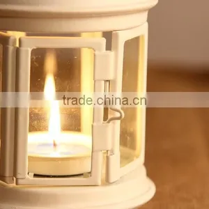 Zakka Iron Candle Holder European Star Ornaments Hanging Wrought Iron Lantern thumbnail-2