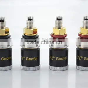 HI-END Pure Copper Rhodium Plated Amplifier Speaker Terminal Binding Post thumbnail-1
