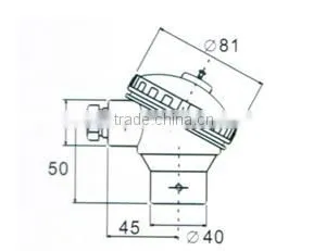 PT100 Thermocouple Sensor Thermocouple Sensor With Multi Pole Terminal Blocks thumbnail-4