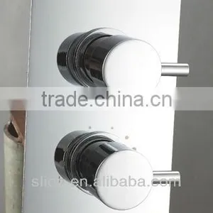 Concealed Shower Taps Dual Handles Thermostatic Shower Valve thumbnail-1