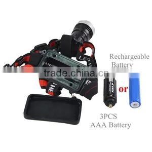 Best Electric High Power Recharge LED XML2 t6 Headlamp thumbnail-6