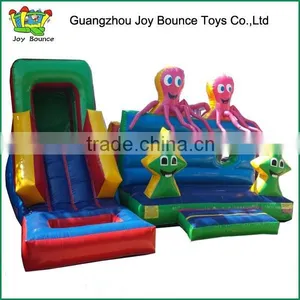 Octopus Playground for Sale Inflatable Combo With Pool,Octopus Inflatable Bouncer Slide thumbnail-1