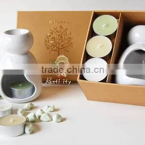 Wholesale and Eco-friendly Ceramic Diffuser With Scented Candle thumbnail-3