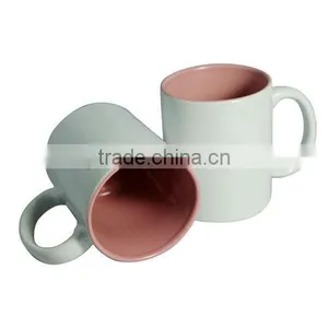 11OZ White Blank Ceramic Mug With Inner Color for Holiday Gift thumbnail-3