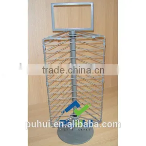 Metal Wire 3 Sides Rotating Counter Rack With Good Design thumbnail-1