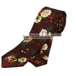 Fentone Floral Twill Necktie thumbnail-1