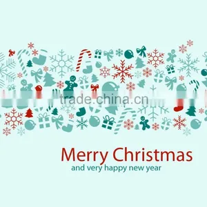 Customized Christmas Stickers Removable Static Window Sticker thumbnail-2
