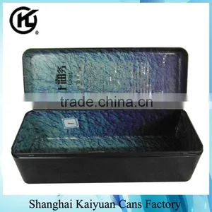 High Quality Rectangular Wine Gift Tin Can Box (various Lids and Printing) thumbnail-1