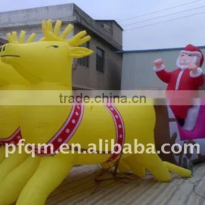 Inflatable Santa Reindeer thumbnail-1