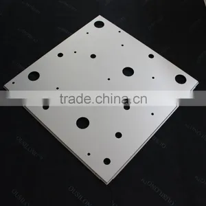 CNC Punching Aluminum or Galvanized Steel 2x2 Ceiling Tiles Perforated Lay-in Metal Suspended Ceiling Tiles thumbnail-1