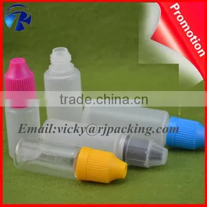 10ml 15ml Plastic Eye Drop Bottle With Child Resistant Cap in Stock thumbnail-1