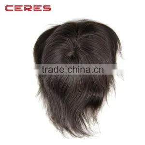 Cheap Indian Remy Human Hair Toupee / Wig for Men thumbnail-2