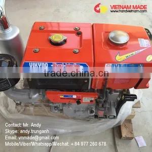 2 Cylinder Diesel Engine RV145-2 With Radiator and Lamp thumbnail-1
