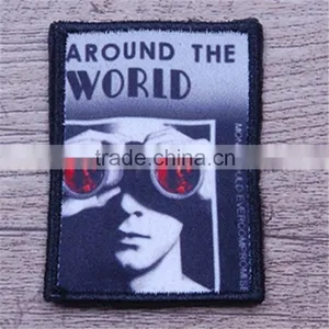 Custom Emboridered Border Silk Screen Sublimation Slim Cool Satin Patches thumbnail-3