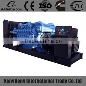 CE Approved Germany Mtu Diesel Generator Set 1800kw/2250kva thumbnail-1