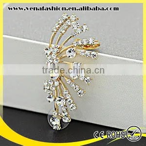 Sector Shape Artificial Man Made Full Diamonds Earrings Woman thumbnail-1