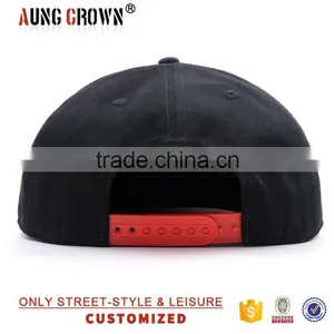 2016 High Quality Flat Brim Embroidery 3d Logo Custom Snap Back Hat thumbnail-5