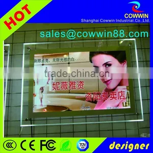 Cable Suspension LED Light Box for Real Estate Agents Window Display thumbnail-2
