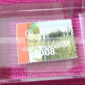 Customized Clear Acrylic Glass Crystal Block With Stamp thumbnail-3