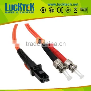 ST to MTRJ Multimode Fiber Patch Cable, Duplex, 62.5/125, OM1 thumbnail-1