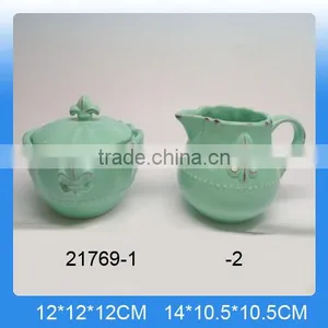 Custom Ceramic Antique Tea Kettle With Logo Painting thumbnail-4