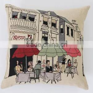 Jacquard Polyester Fiber Cushion thumbnail-1