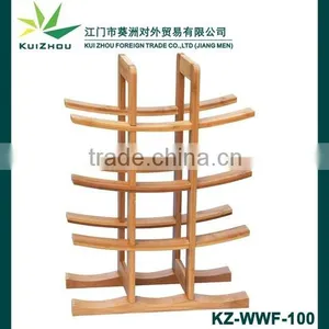 12-Bottle Bamboo Wine Rack thumbnail-6