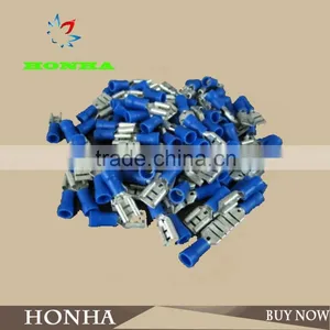 VD2-6.3F 0.25" FEMALE DISCONNECTORS TERMINAL #GTC BLUE thumbnail-1