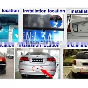 Parking Universal Reverse Cameras,black Waterproof Car Security Camera for Universal Cars thumbnail-6