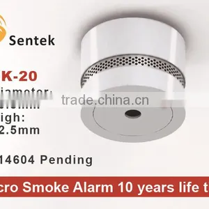 Micro Smoke Alarm/ Mini Smoke Detector 10 Years Battery Powered SK20 Quality Choice thumbnail-1