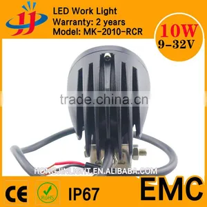 China Top Selling Manufacturer Super Bright Spot/flood Ip67 Led Headlight 12v Led Light Motorcycles 10w 2inch thumbnail-5