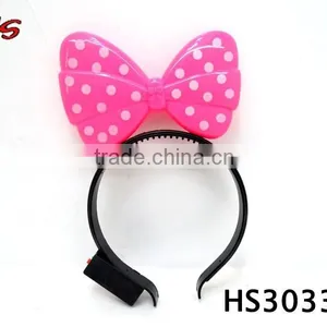 Nice Kid Bowknot Hairpin Plastic Light Led Toy thumbnail-2