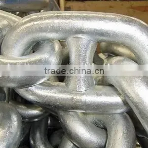 CCS Certificate Large Black and Galvanized Lifting Chain for Mining thumbnail-3